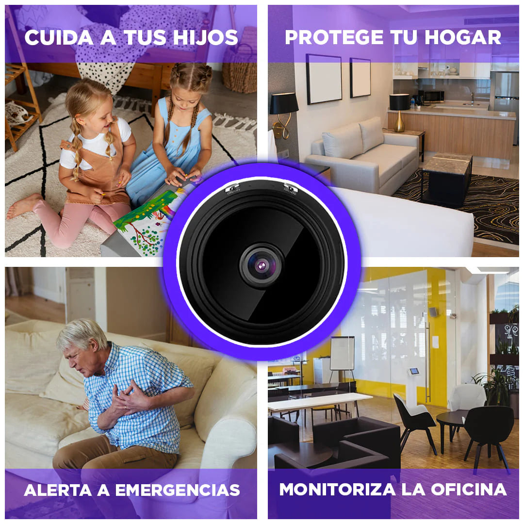 MINI CÁMARA DE SEGURIDAD WIFI FULL HD