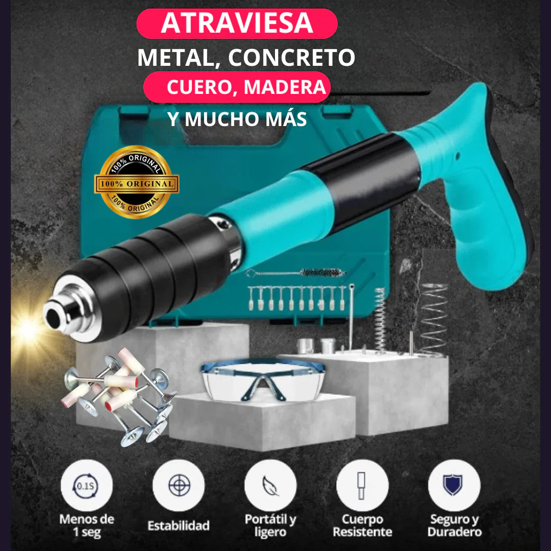 PISTOLA DE CLAVOS FULMINANTES