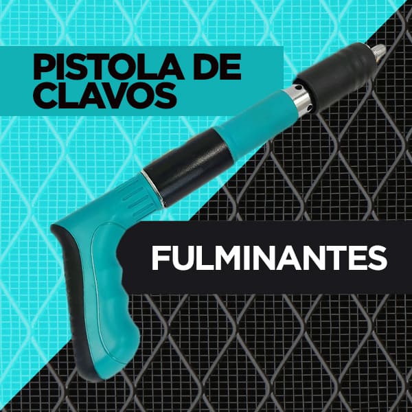 PISTOLA DE CLAVOS FULMINANTES