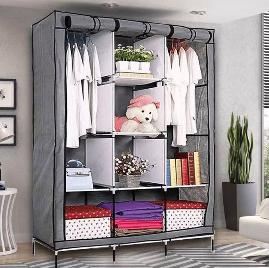 CLOSET DE 3 NIVELES CON FORRO