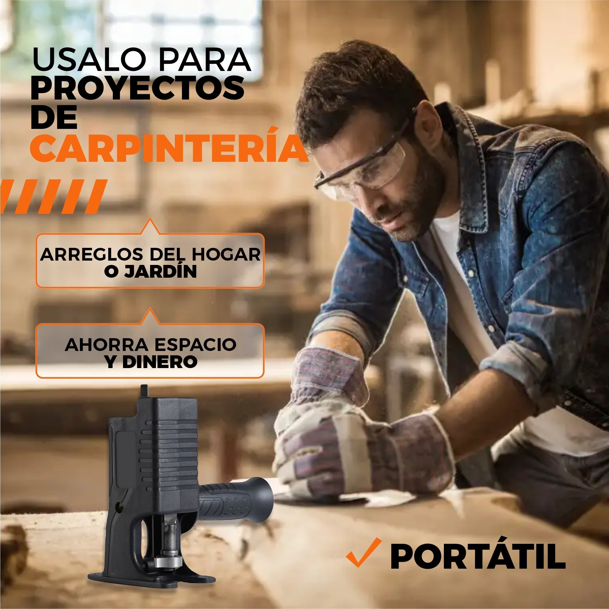 TurboSaw | Adaptador de sierra para taladro