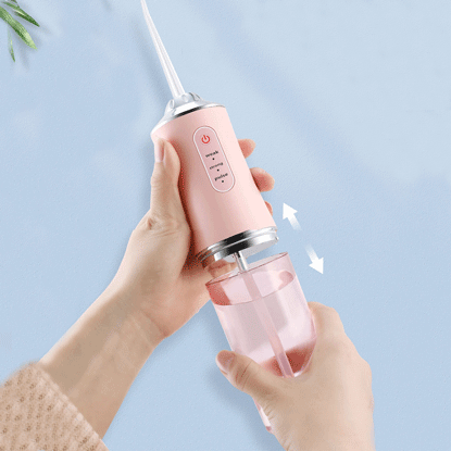 AquaSmile™ | Irrigador Bucal Recargable Limpieza Dental Profunda