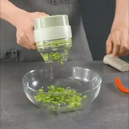 PowerChef | Cortador Picador Eléctrico de Verduras 4 en 1