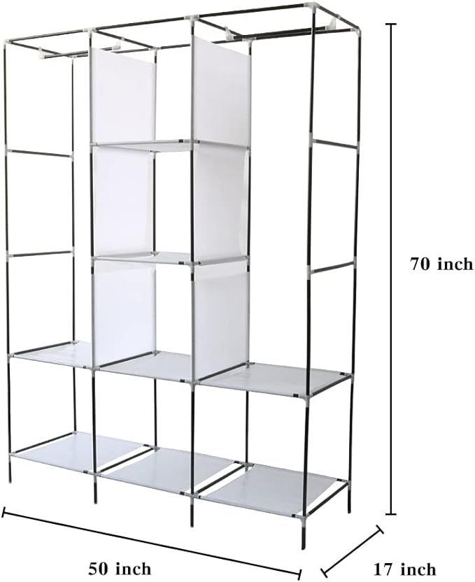 CLOSET DE 3 NIVELES CON FORRO