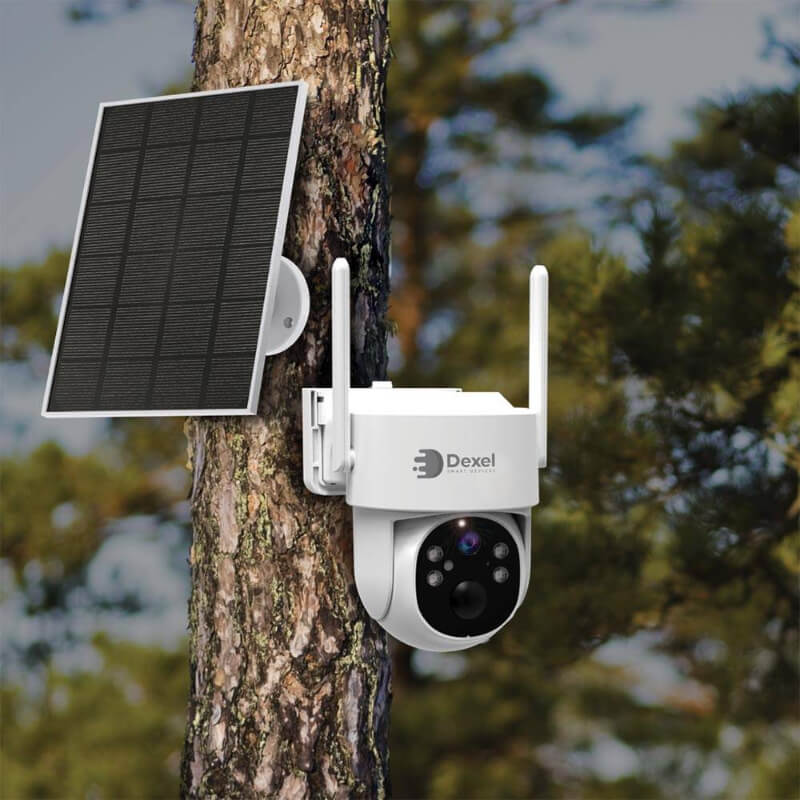 ZOOM GUARD - CAMARA DE SEGURIDAD CON PANEL SOLAR 4K