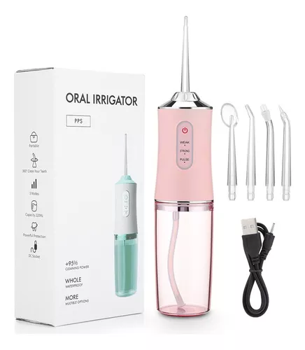 AquaSmile™ | Irrigador Bucal Recargable Limpieza Dental Profunda
