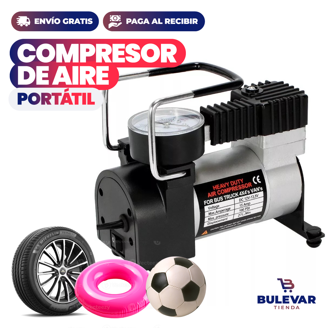 Compresor de aire portátil profesional