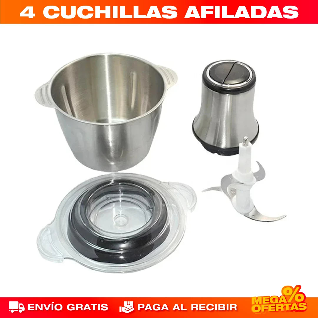 Molino picador y procesador de alimentos multifuncional
