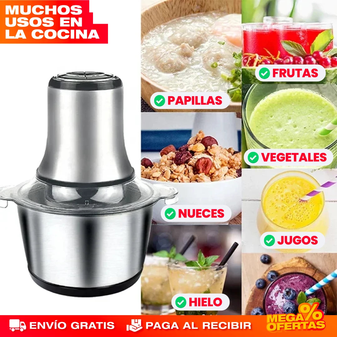 Molino picador y procesador de alimentos multifuncional