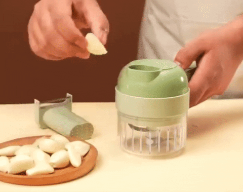 PowerChef | Cortador Picador Eléctrico de Verduras 4 en 1