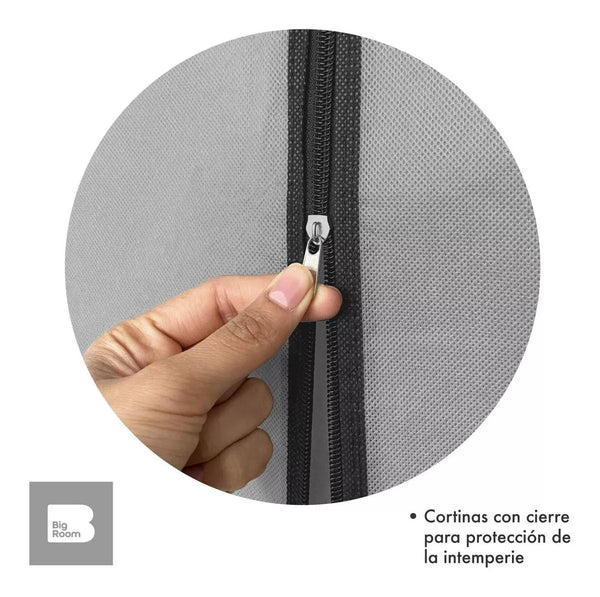 Armario Portátil Multiusos Gris