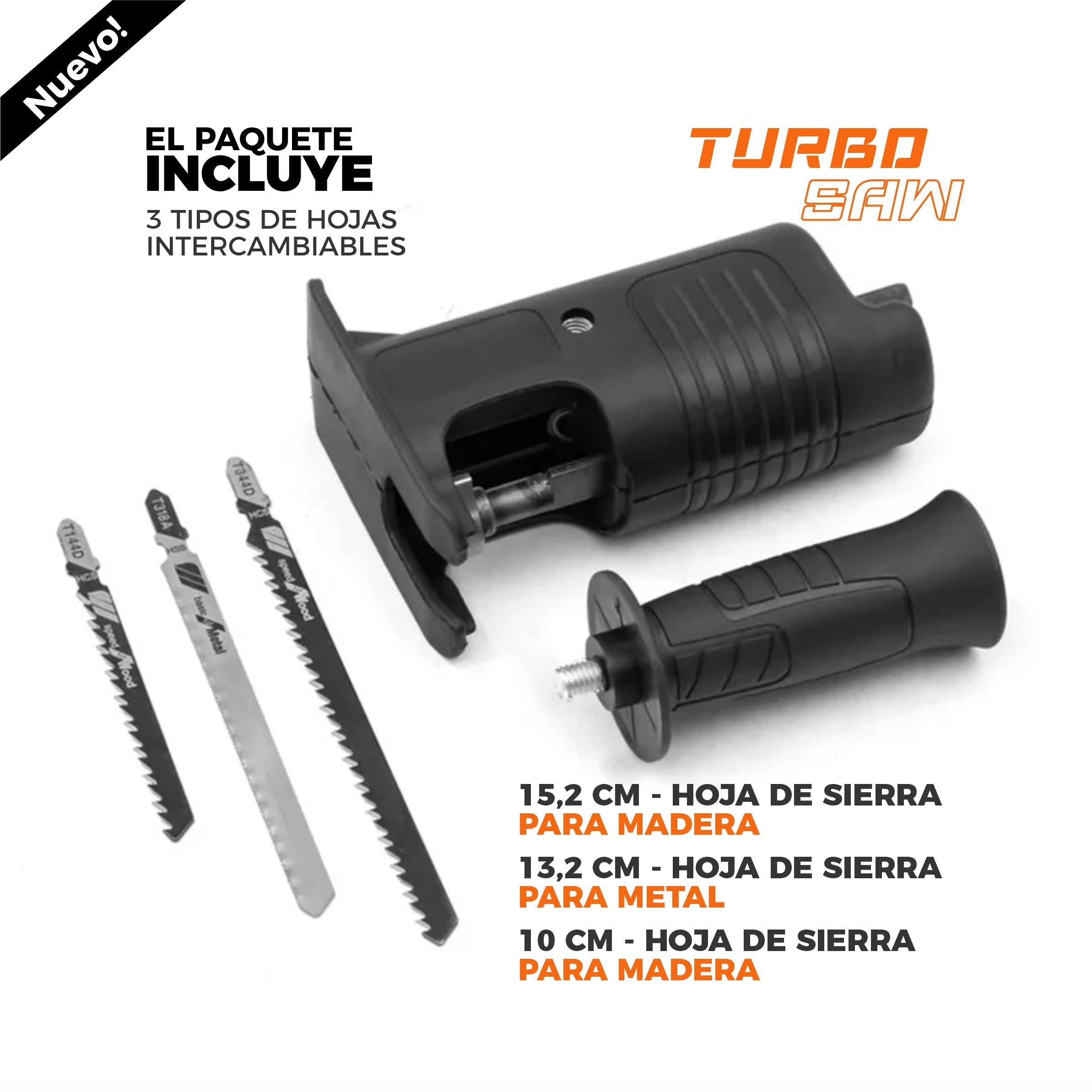 TurboSaw | Adaptador de sierra para taladro