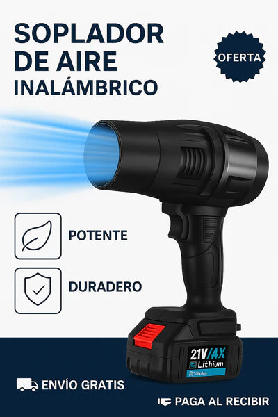 Turbo Air Pro – Soplador de Aire Portátil de Alta Potencia