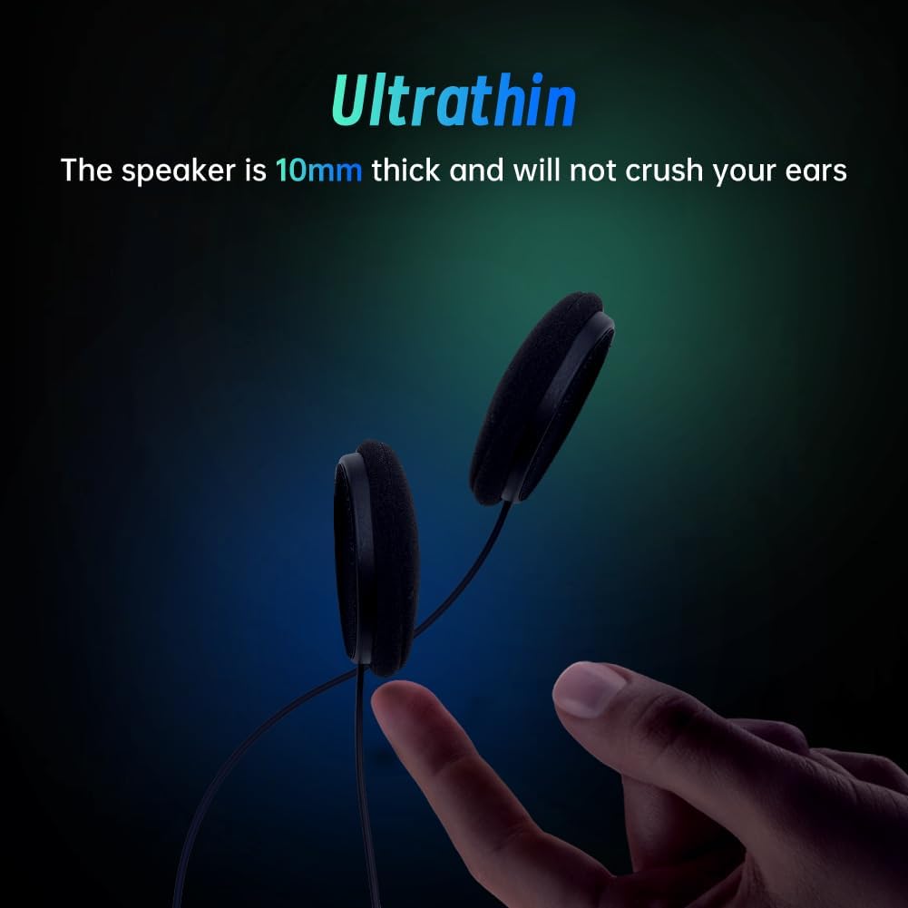 Intercomunicador Bluetooth para Casco de Moto con Luz RGB