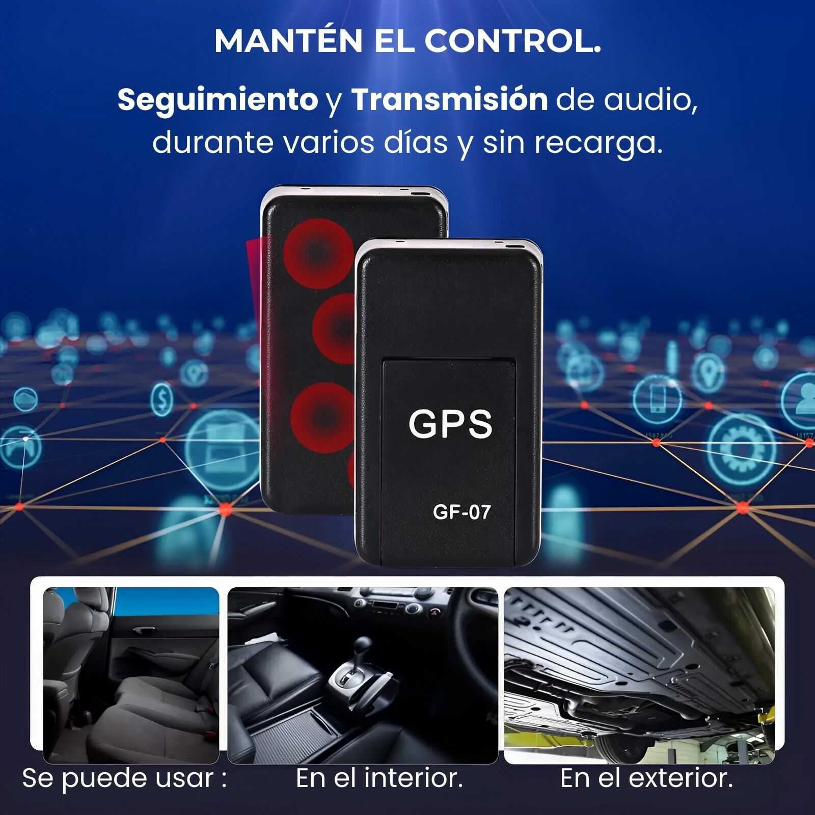 Mini localizador magnético GPS
