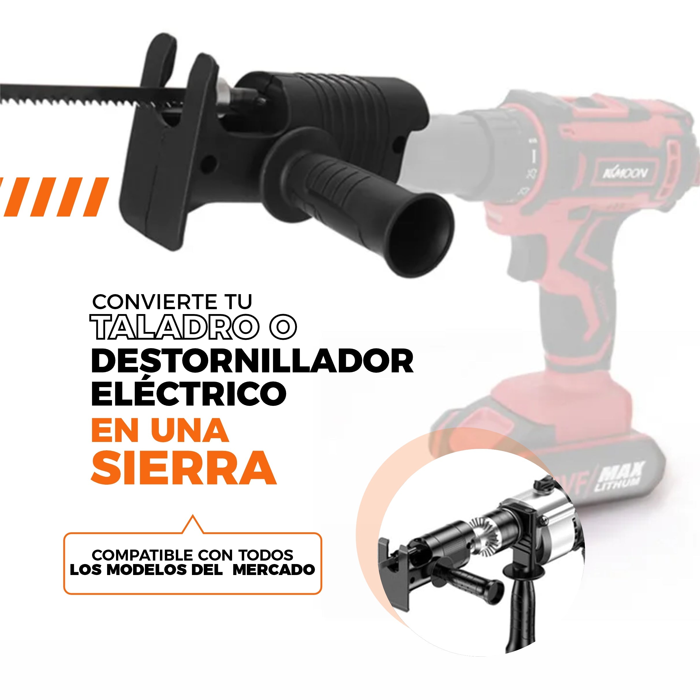 TurboSaw | Adaptador de sierra para taladro